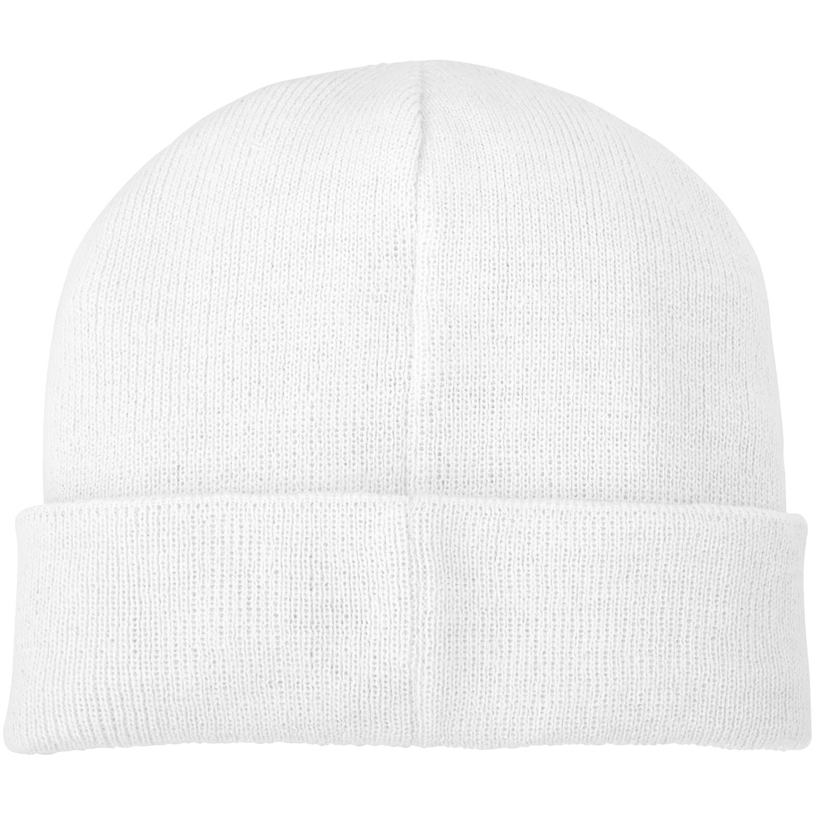 Boreas Mütze mit Aufnäher - weiss
