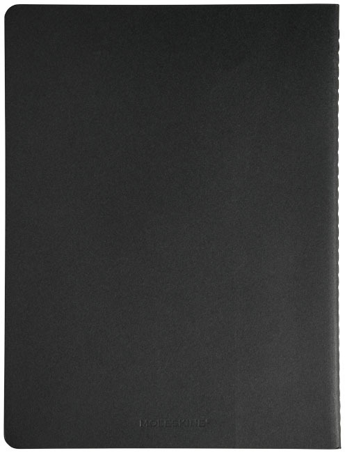 Moleskine journal | Cardboard | XL | 25x19cm | Ruled lines | solid black