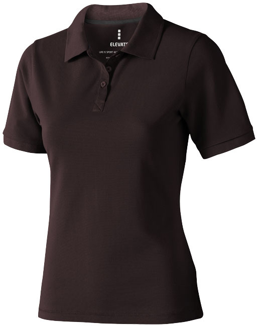 Polo shirt | Cotton 200 g/m2  | For women | Designed with a fitted shape | XXL | Chocolate brown