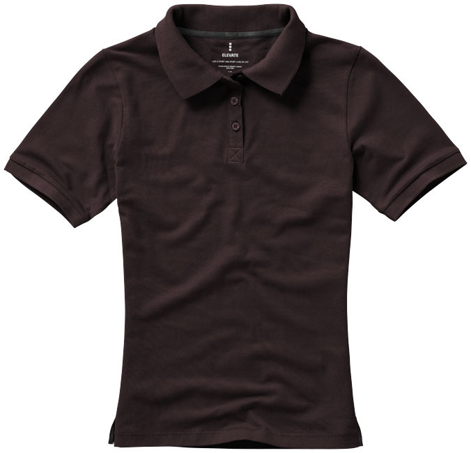 Polo shirt | Cotton 200 g/m2  | For women | Designed with a fitted shape | XXL | Chocolate brown