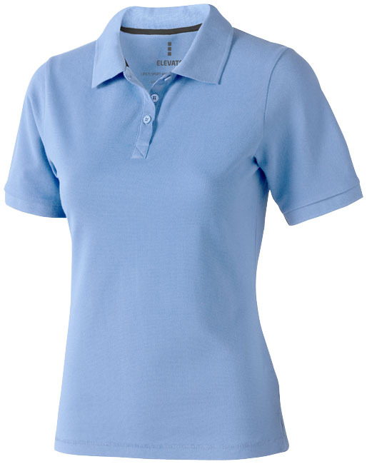 Polo shirt | Cotton 200 g/m2  | For women | Designed with a fitted shape | XL | light blue