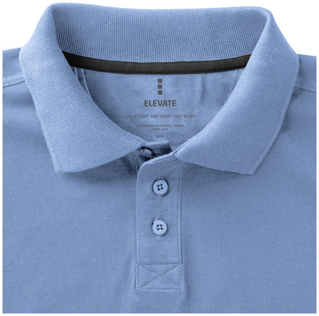 Polo shirt | Cotton 200 g/m2  | For women | Designed with a fitted shape | XL | light blue