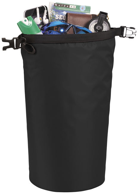 Camper 10 l wasserdichte Outdoor-Tasche - schwarz
