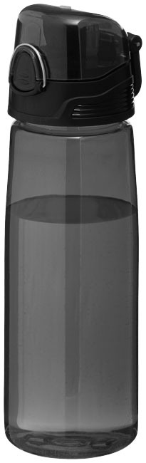 Sports bottle | Tritan | 700 ml | Lightweight | transparent black