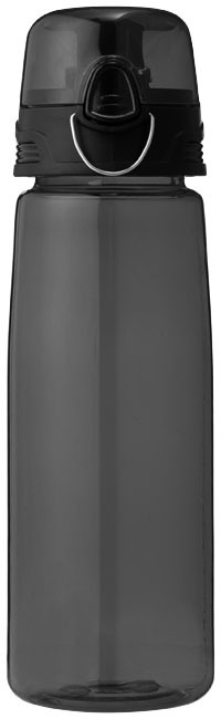 Sports bottle | Tritan | 700 ml | Lightweight | transparent black