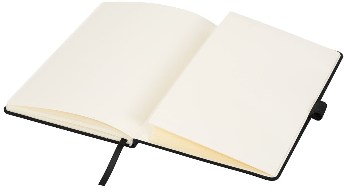 Carbony A5 suède notitieboek - Zwart