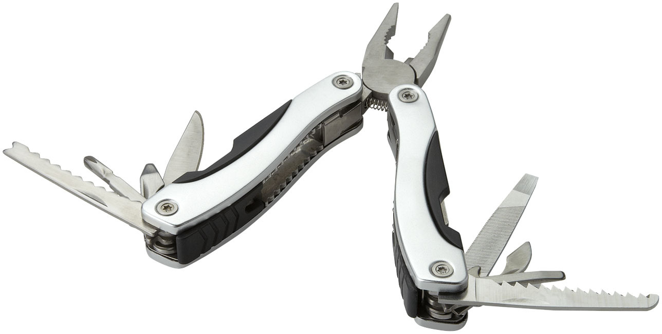 Multitool | Aluminium | 11 functions | Nylon pouch included | silver