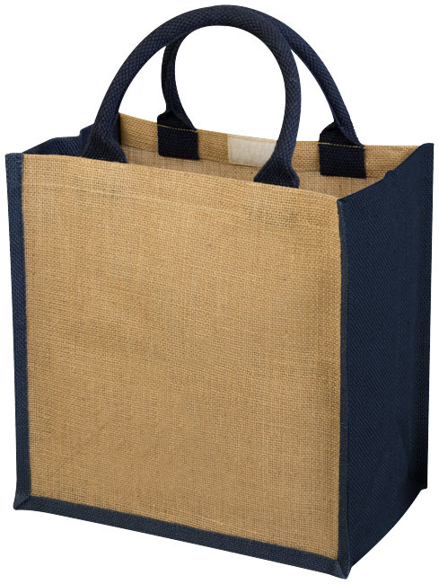 Sac fourre-tout en jute Chennai - Naturel,Marine