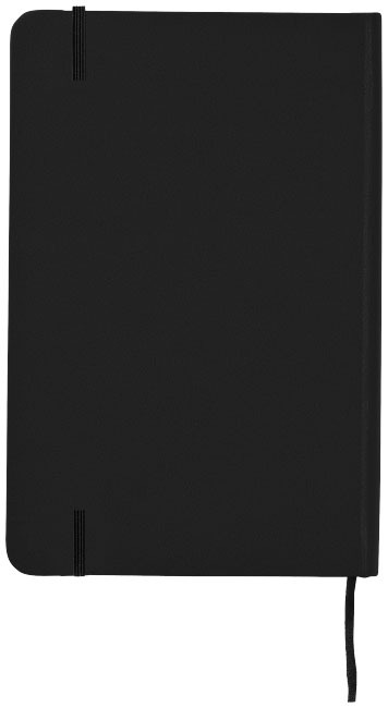 A4 notebook | FSC certified paper | 160 lined pages | Hardcover | Elastic strap | solid black