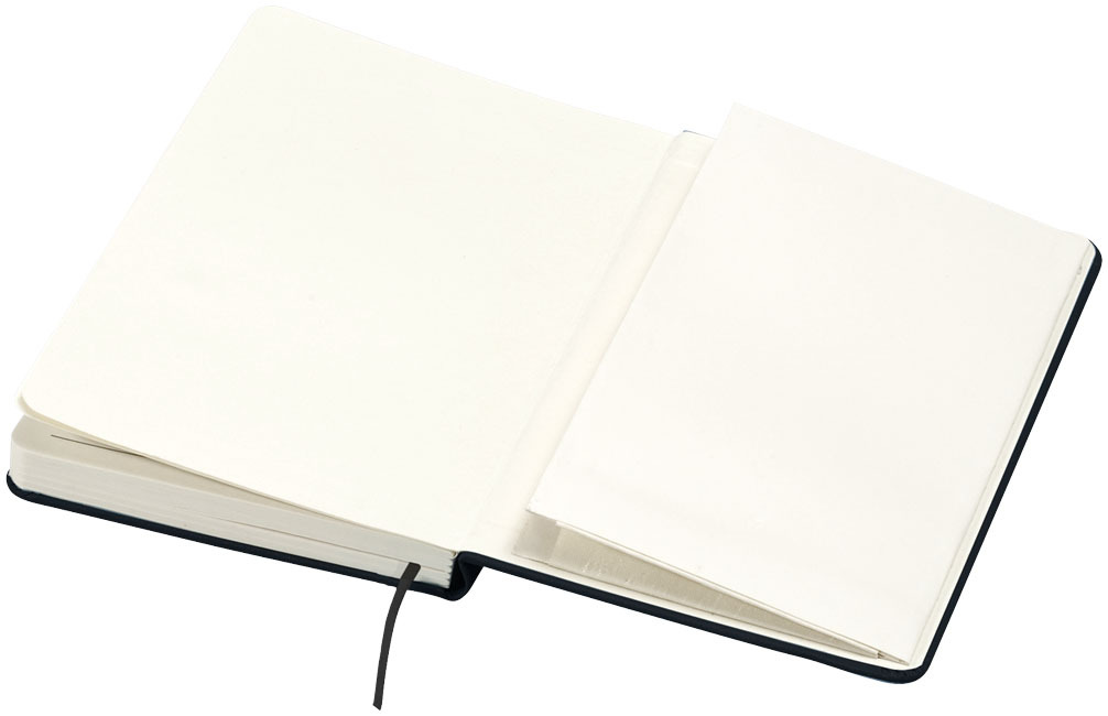 A4 notebook | FSC certified paper | 160 lined pages | Hardcover | Elastic strap | solid black