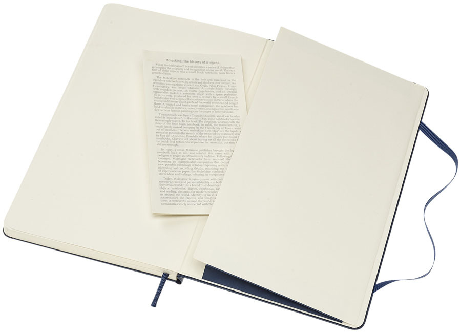 A5 notebook | Moleskine | 240 dotted pages | Hard cover | sapphire blue