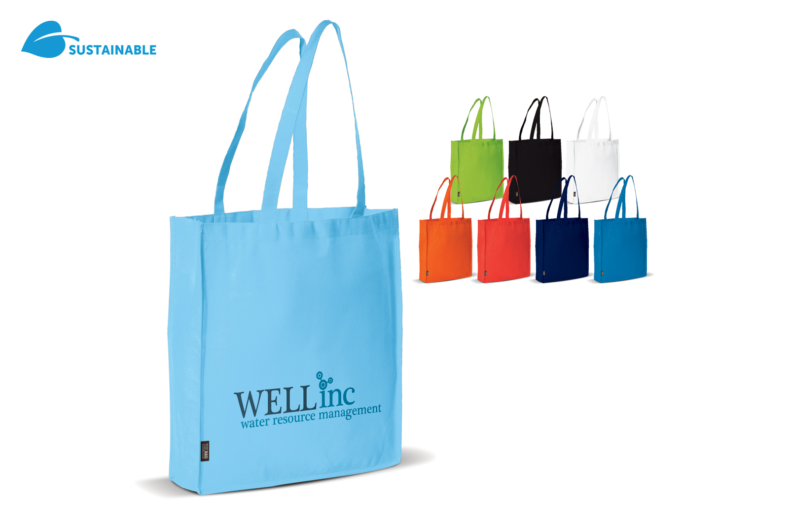 Carrier bag | Non-woven | 75gr/m2 | Light Green