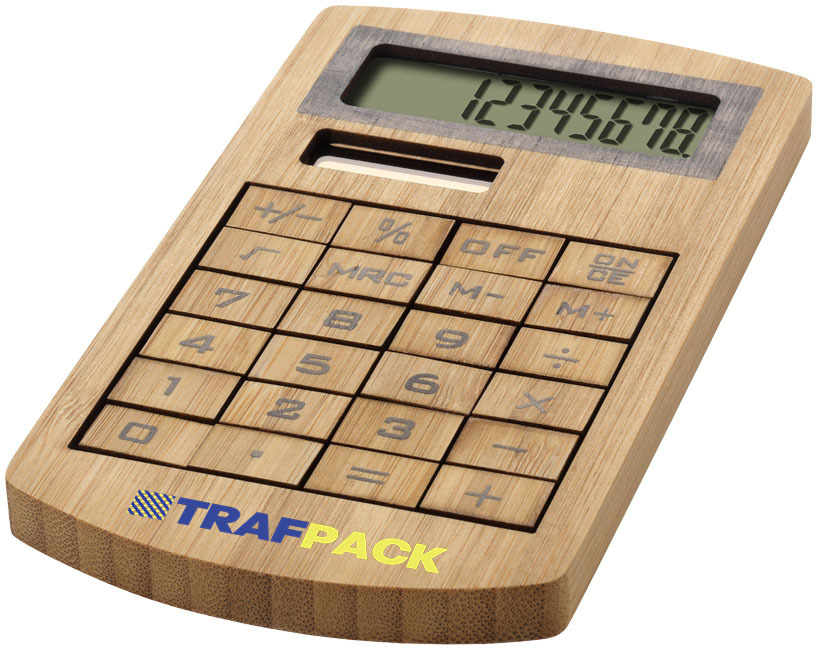 Eugene Bambus Taschenrechner - holz