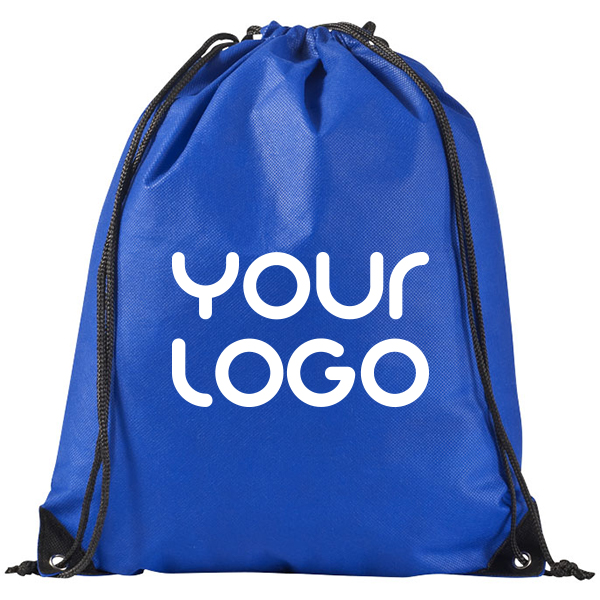 Drawstring bag | Non-woven | 42x34 cm | Eco | royal blue