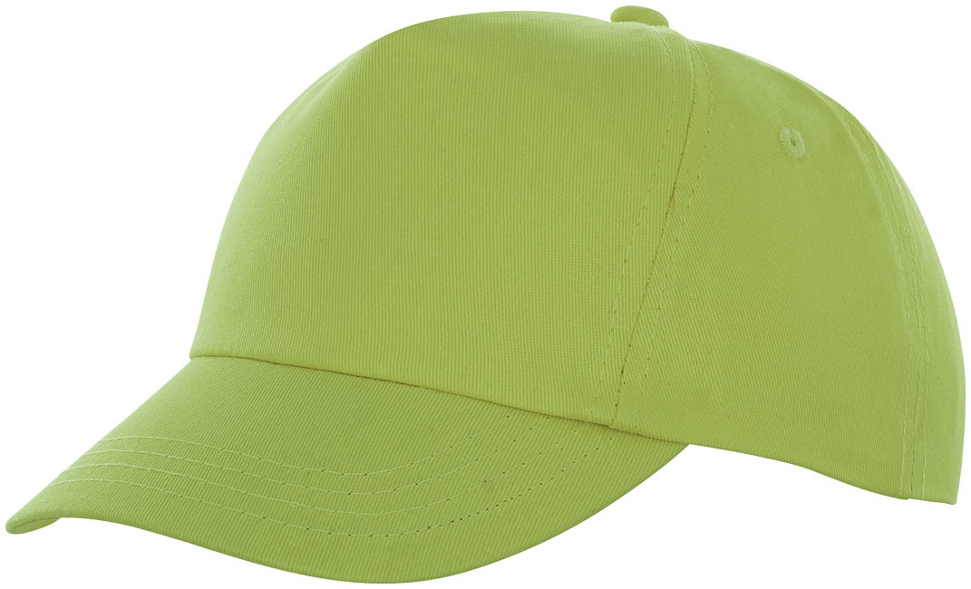 Kids cap | Cotton twill 175g/m² | 5 panels | Head size: 54cm | Adjustable | apple green