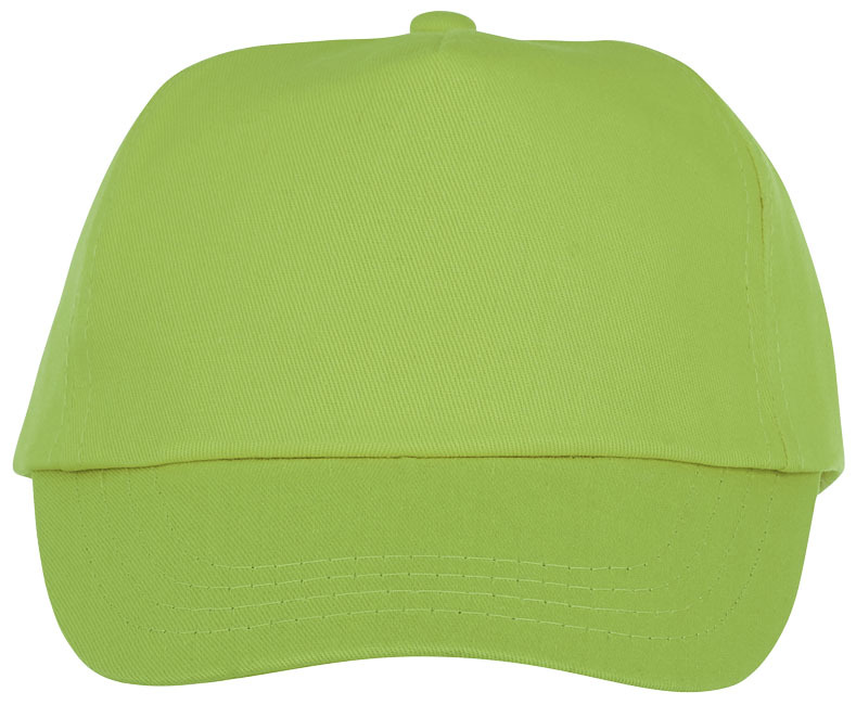 Kids cap | Cotton twill 175g/m² | 5 panels | Head size: 54cm | Adjustable | apple green