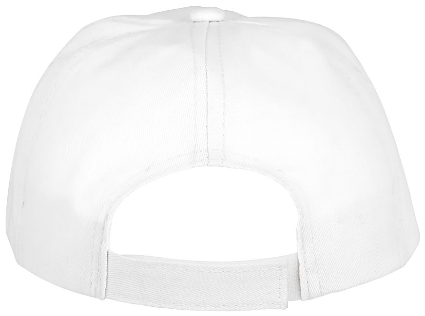 Kinderpet | Katoenen twill 175g/m² | 5 panelen | Hoofdomtrek: 54 cm | Verstelbaar | wit