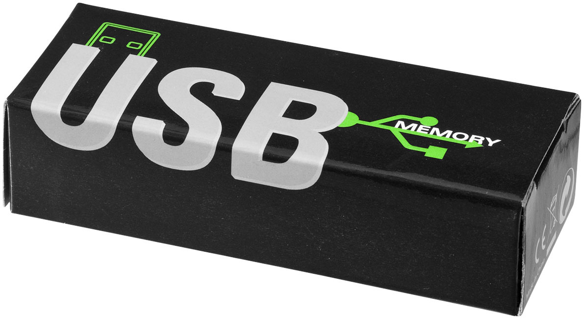 Flat 4 GB USB-Stick - weiss