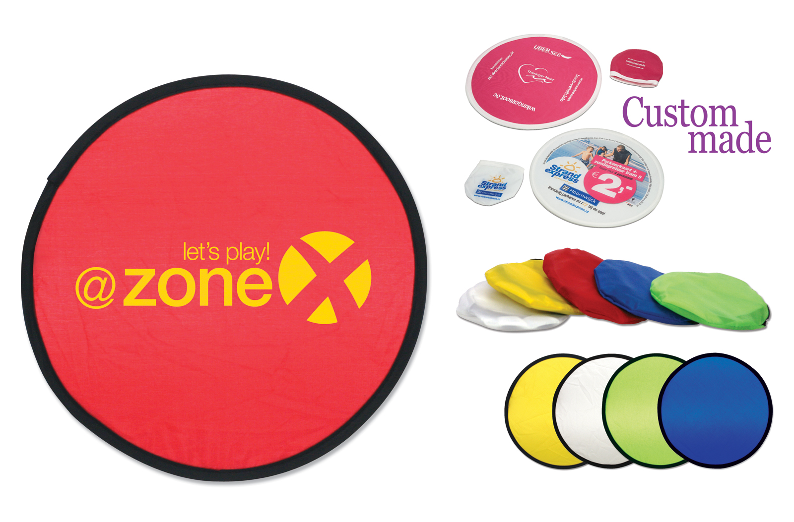 Frisbee | Nylon | Opvouwbaar | Wit