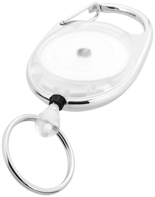 Porte-clés à boucle extensible Gerlos - Blanc