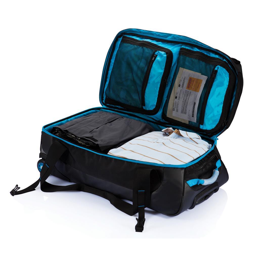 Trolley | Polyester | 100L | Viele Innentaschen mit Reißverschluss | Blue (3005;30)