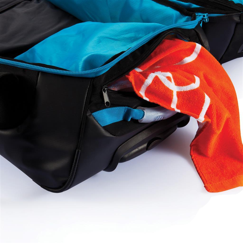 Trolley | Polyester | 100L | Viele Innentaschen mit Reißverschluss | Blue (3005;30)