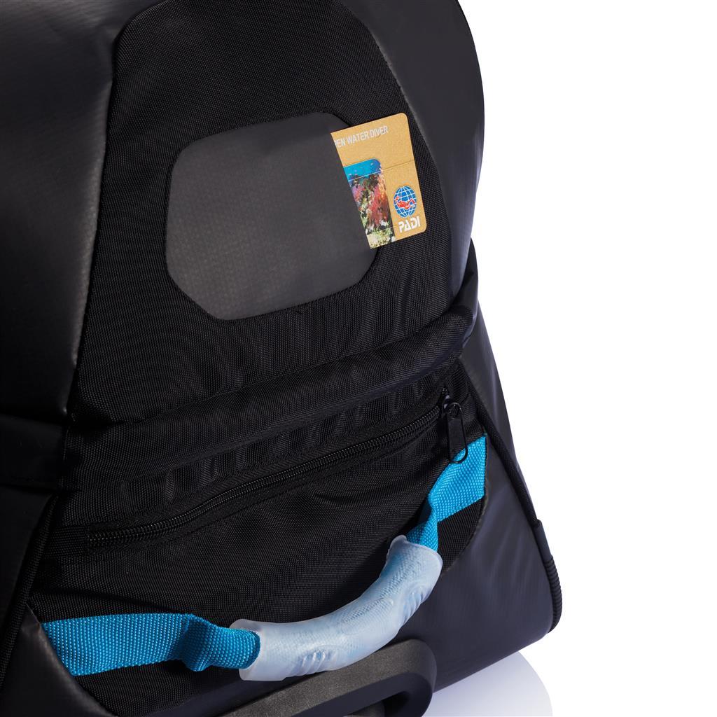 Trolley | Polyester | 100L | Viele Innentaschen mit Reißverschluss | Blue (3005;30)