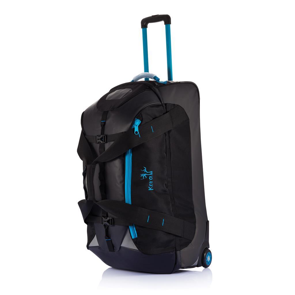 Trolley | Polyester | 100L | Viele Innentaschen mit Reißverschluss | Blue (3005;30)