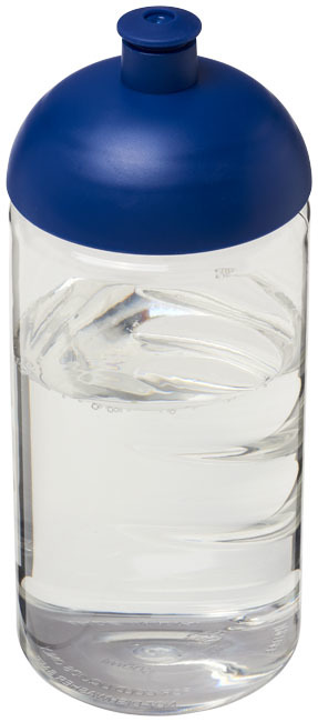 Bouteille de sport H2O Bop® 500 ml avec couvercle dôme - Translucide,Bleu