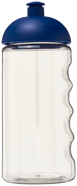 Bouteille de sport H2O Bop® 500 ml avec couvercle dôme - Translucide,Bleu