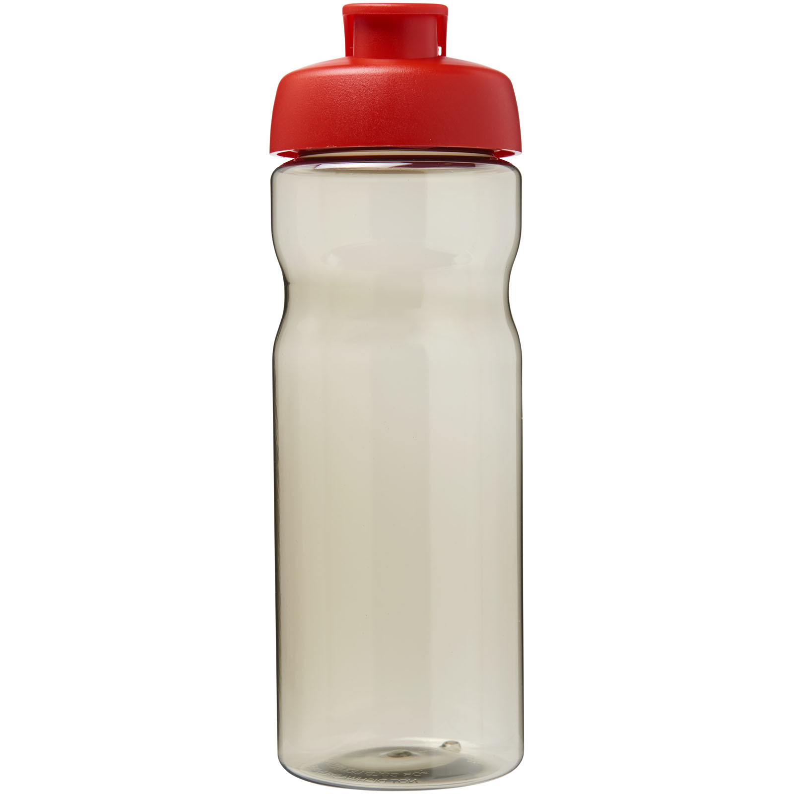 Bidon | Sportfles | Klapdeksel | PCR Kunststof | 650ml | Eco | charcoal;rood