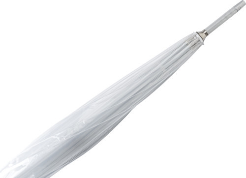 Umbrella | PVC | ø 90 cm | Eight panels | Push button close | white