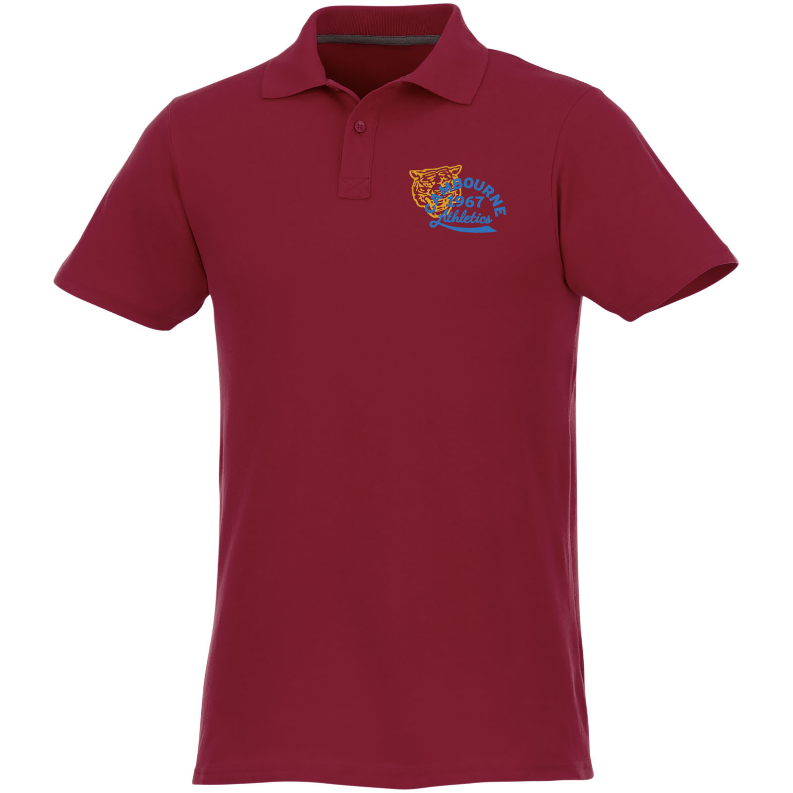 Herenpolo | 100% katoen | 180 g/m2 | Korte mouwen | S | bordeaux rood