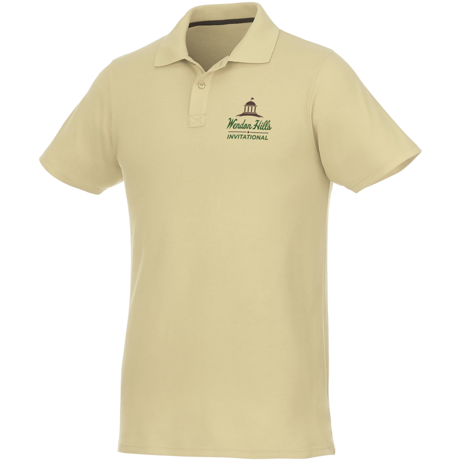 Helios Kurzarm Poloshirt für Herren - hellgrau - L