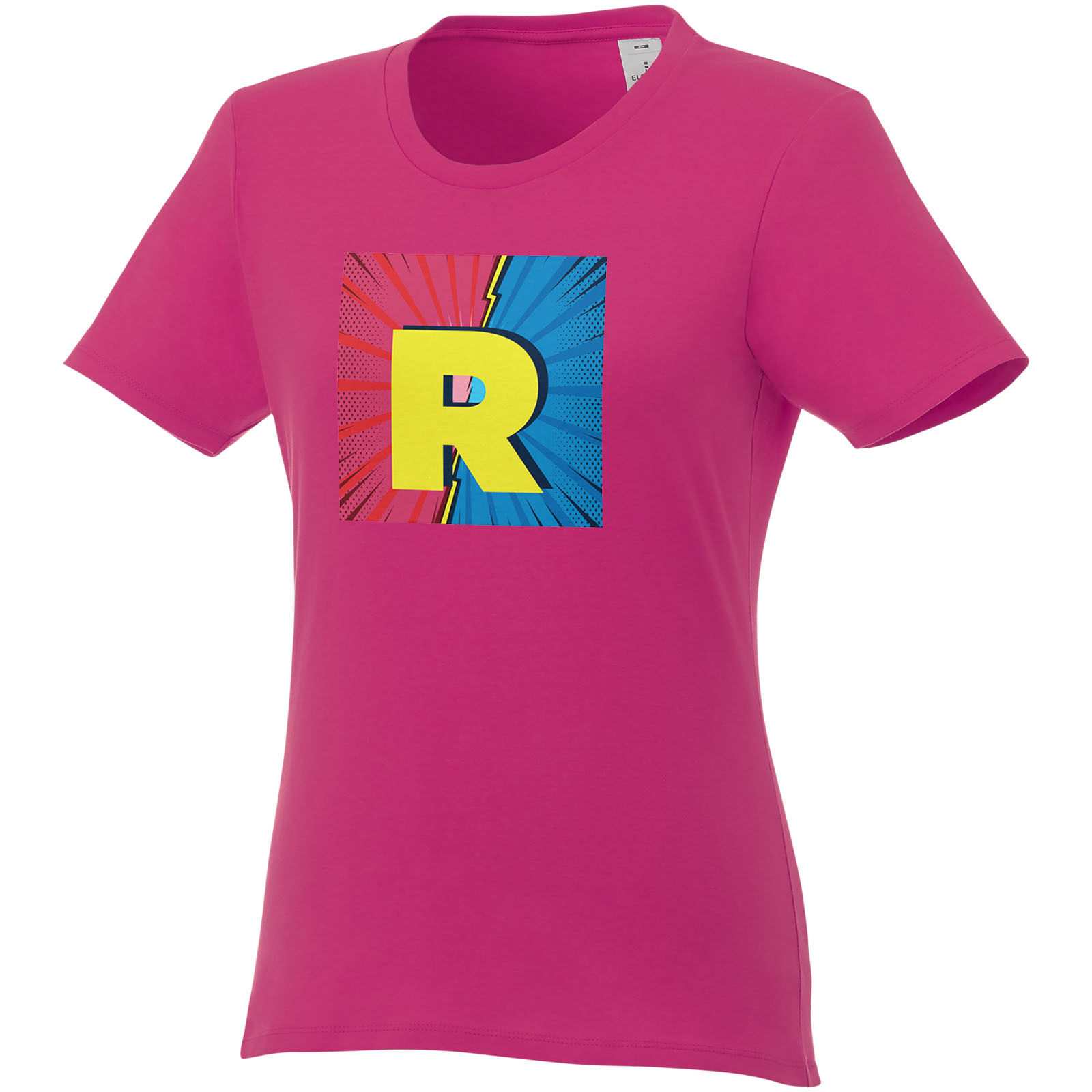 T-shirt met korte mouwen | 150 g/m² BCI-katoen | Voor vrouwen | M | magenta