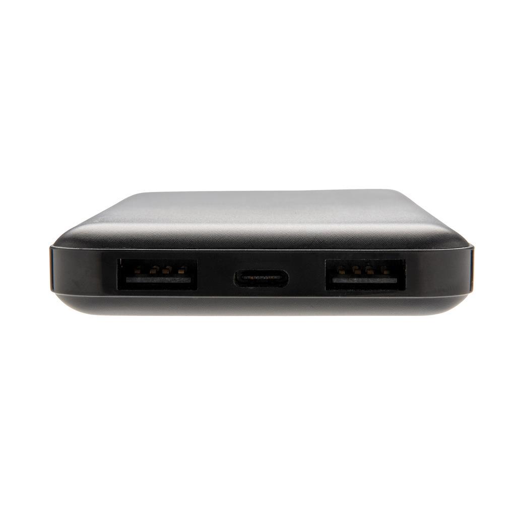 Power bank | 10.000 mAh | High density | Compact | Black