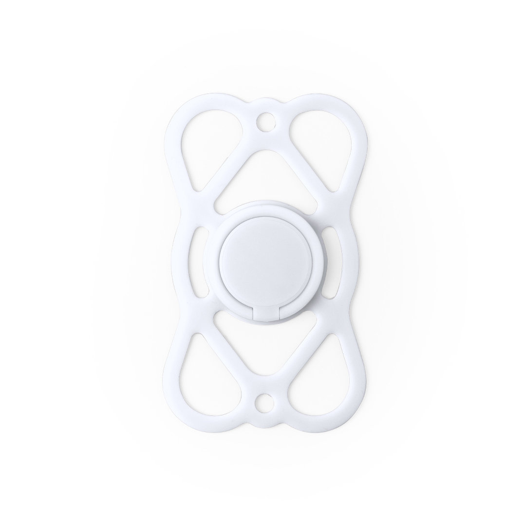 Handy holder 4 in 1 | resistant silicone and ABS | Available in a wide range of colours | White