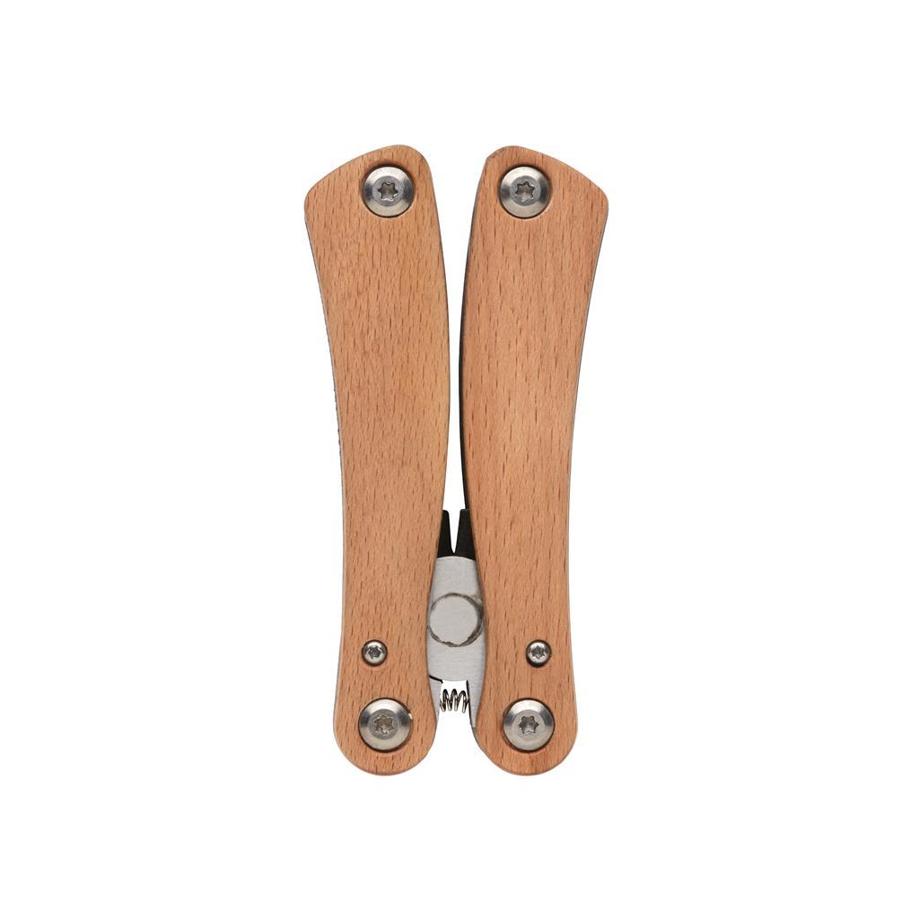 Houten multitool, bruin
