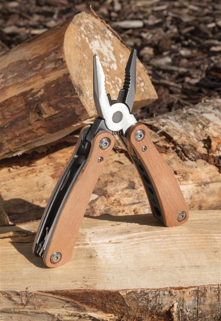 Houten multitool, bruin