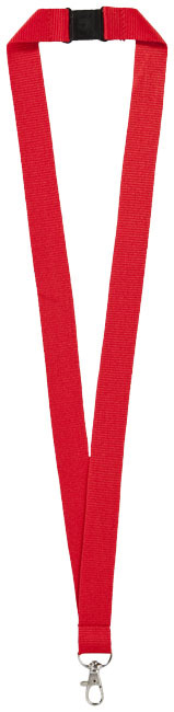 Lago lanyard met veiligheidssluiting - Rood