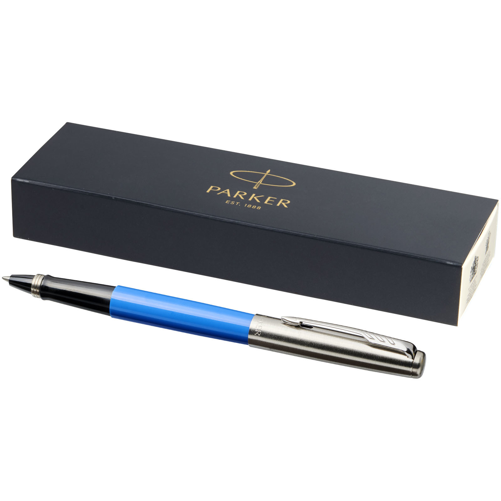 Parker Jotter pen set | Plastic & stainless steel | Iconic arrow clip | Blue