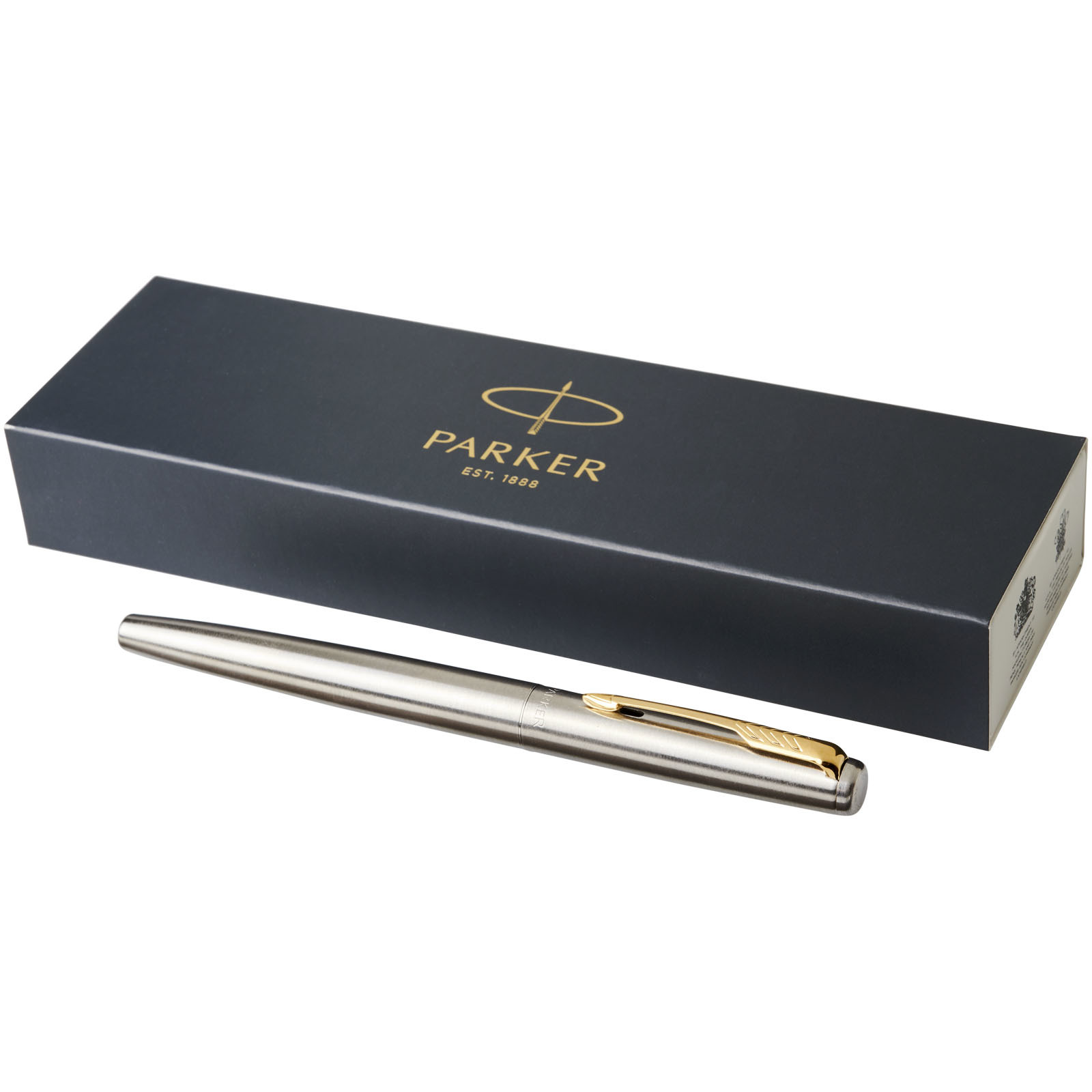 Vulpen | Roestvrij staal | Eén pen | Met Parker geschenkverpakking | roestvrij staal;goud