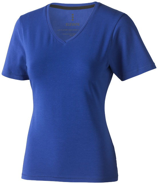 T-Shirt mit Rundhalsausschnitt | Bio-Baumwolle | Für Frauen | XS | blau