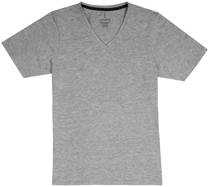 T-Shirt mit Rundhalsausschnitt | Bio-Baumwolle | Für Frauen | XXL | grau meliert