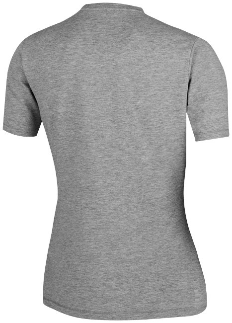 T-Shirt mit Rundhalsausschnitt | Bio-Baumwolle | Für Frauen | XXL | grau meliert