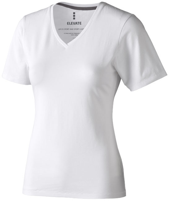 Crew neck t-shirt | Organic cotton | For women | XXL | white