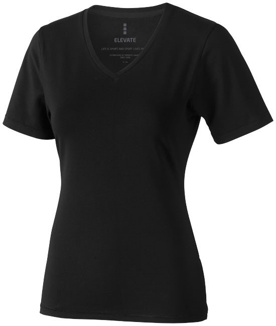 Crew neck t-shirt | Organic cotton | For women | M | solid black