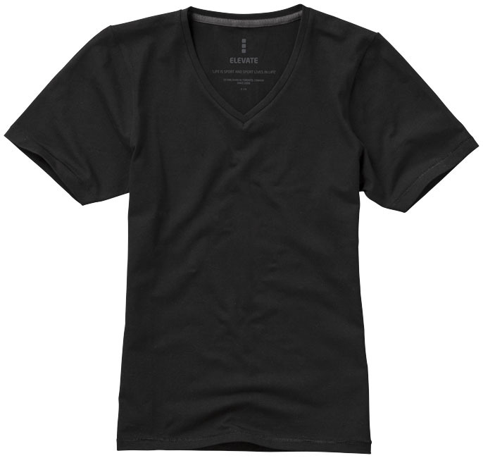 Crew neck t-shirt | Organic cotton | For women | M | solid black
