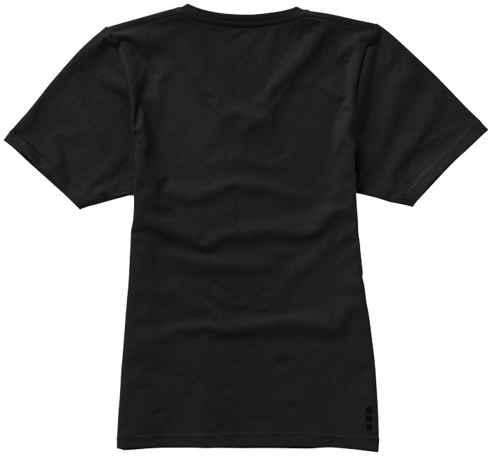 Crew neck t-shirt | Organic cotton | For women | M | solid black