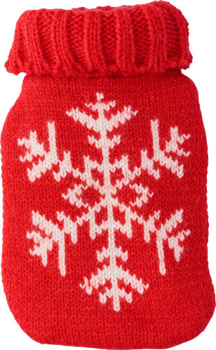Hot pad in Christmas pouch | PVC | Re-usable | red